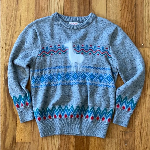 Cat and Jack Boys Winter Sweater Sz 6-7 - Picture 1 of 6